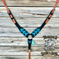 Black/Turquoise Pulling Collar