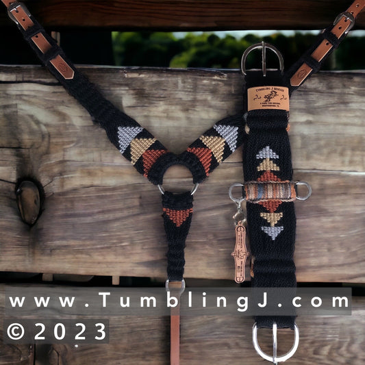 Black 3 color Pulling collar & cutter cinch