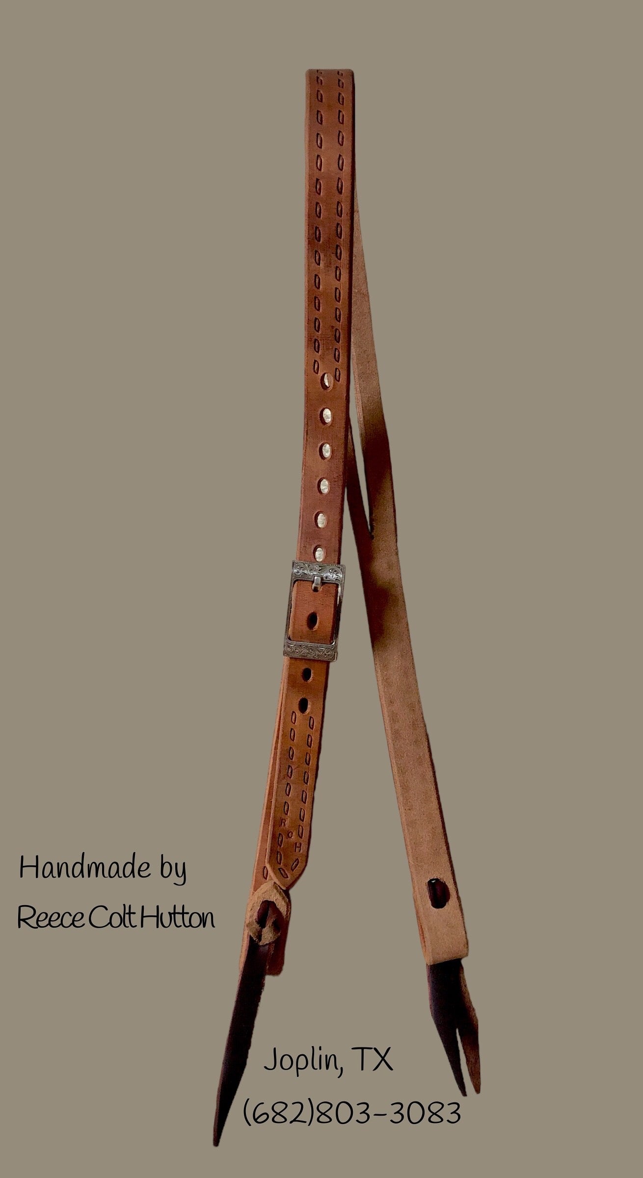 Handmade split ear headstall