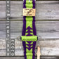 Lime green & purple cinch-built to your size