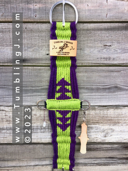 Lime green & purple cinch-built to your size